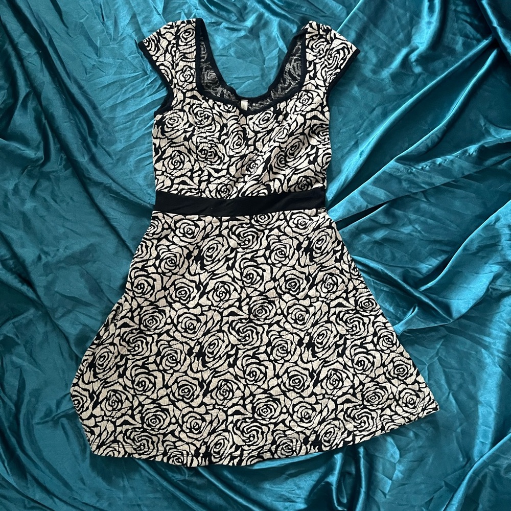Floral Print Skater Dress
